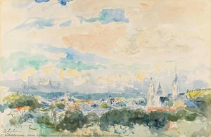 Sketch Of A Village — Albert-charles Lebourg