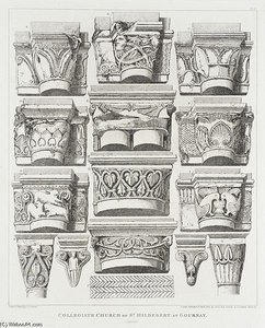 Collegiate Church Of St. Hildebert At Gournay — John Sell Cotman