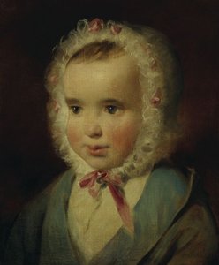 Portrait Of Princess Sophie Von Liechtenstein At The Age Of About One And A Half — Friedrich Ritter Von Amerling