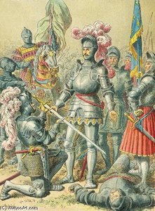 King Francis I At The Battle Of Pavia — Frederic Theodore Lix