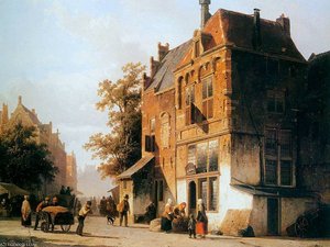 Cornelis Westermarket in Amsterdam Sun