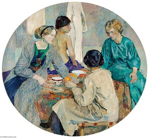 In The Studio — Carl Wilhelm Wilhelmson