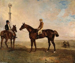 The Duke Of Richmond's 'rough Robin' With The Jockey Frank Buckle Up — Benjamin Marshall