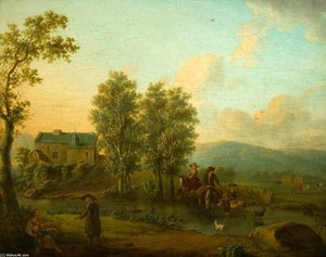 Landscape With Figures — Balthasar Paul Ommeganck