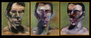 Three Studies For A Portrait Of Peter Beard — Francis Bacon