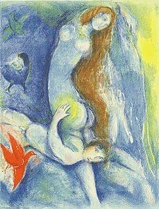 Then He Spent The Night With Her — Marc Chagall