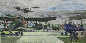 British Air Transport (polyptych, Panel 5 Of 7) — William Kempster