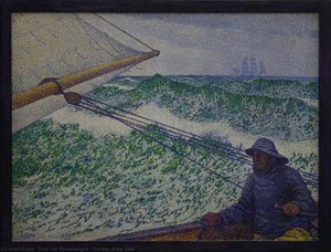 The Man At The Tiller — Theo Van Rysselberghe