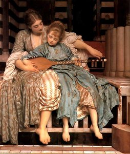 Music Lesson - - — Sir Frederic Lord Leighton, Academicism