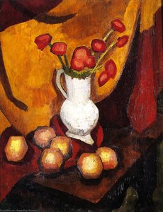 Poppies In A Vase — Roger De La Fresnaye