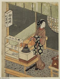 Osen Of The Kagiya — Suzuki Harunobu