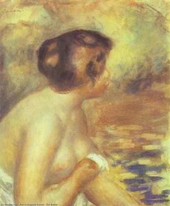The Bather — Pierre-auguste Renoir, Impressionism