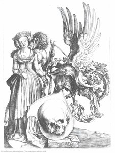 The Coat Of Arms With The Skull — Albrecht Dürer