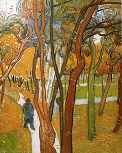 The Walk - Falling Leaves — Vincent Willem Van Gogh, Post-impressionism