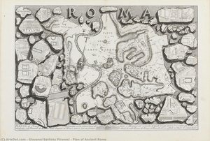 Plan Of Ancient Rome — Giovanni Battista Piranesi