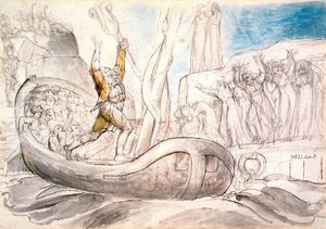 Charon And The Damned Souls — William Blake