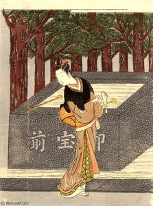 Osen The Teahouse Waitress — Suzuki Harunobu