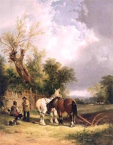 The Ploughman's Rest — William Shayer Senior