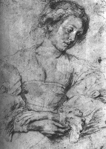 Portrait Of A Young Woman — Peter Paul Rubens