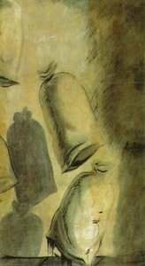 Set Design For The Ballet 'los Sacos Del Molinero', 1949 — Salvador Dalí, Surrealism