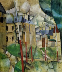 Landscape — Fernand Léger, Cubist Landscape