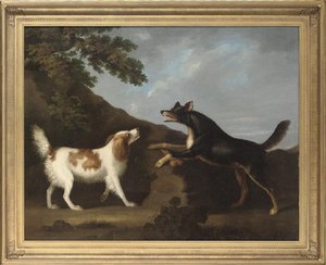 A Dispute Over A Bone — John Nost Sartorius