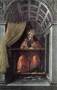 St Augustine In His Cell — Sandro Botticelli