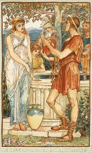 Bellerophon At The Fountain — Walter Crane, Romanticism