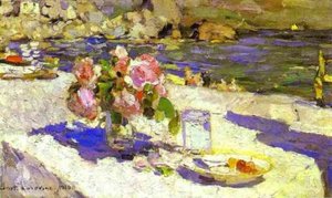 On A Sea Shore — Konstantin Alexeievitch Korovin