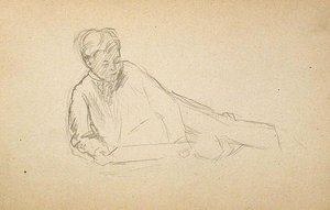 Boy Reclining — John Ottis Adams