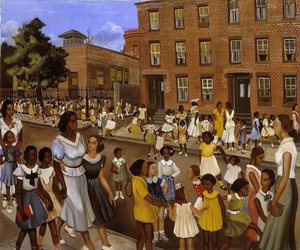 School — Allan Rohan Crite