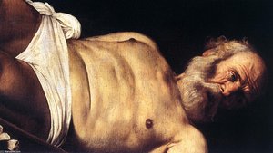 The Crucifixion Of Saint Peter (detail) — Caravaggio, Baroque