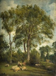 Landscape With Sheep — Frederick Richard Lee