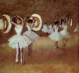 Dance Rehearsal In The Studio Of The Opera — Edgar Degas, Impressionism