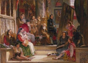 Murillo Painting The Virgin In The Franciscan Convent At Seville — John Frederick Lewis