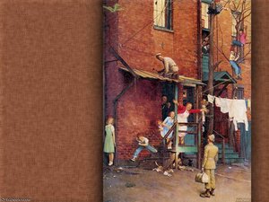 Untitled (5435) — Norman Rockwell