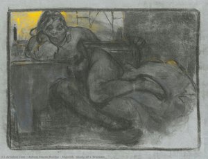 Absinth (study Of A Woman) — Alfons Maria Mucha