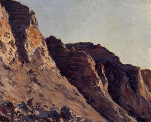 Cliff At Villers Sur Me — Gustave Caillebotte