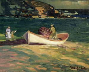 Fisherman, Cape Elizabeth, Maine — George Benjamin Luks