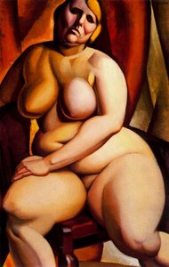 Nu Assis 1 — Tamara De Lempicka