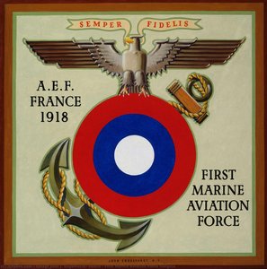 First Marine Aviation Force Insignia — Qmsgt John J. Engelhardt, Usmcr