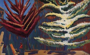 Trees In Blossom — Martiros Sarian