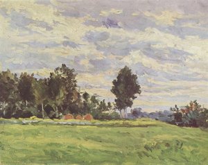 Landscape In The Ile De France — Paul Cézanne, Romanticism