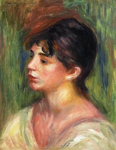 Portrait Of A Young Woman 1 — Pierre-auguste Renoir