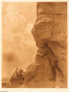 The Sentinel San Ildefonso — Edward Sheriff Curtis