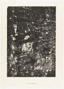 Devastating Water (l'eau Dévastatrice) From The Portfolio Waters, Stones, Sand (eaux, Pierres, Sable) From Phenomena (les Phénomènes) — Jean Philippe Arthur Dubuffet