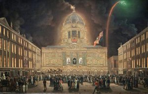 Liverpool Town Hall Illuminated, 1806