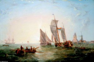 Sea And Shipping — John Wilson Carmichael, Realism