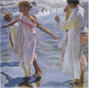 Strolling Along The Seashore 1 — Joaquín Sorolla Y Bastida