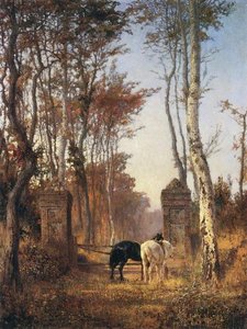 Old Gates. Normandy. — Vasily Dmitrievich Polenov